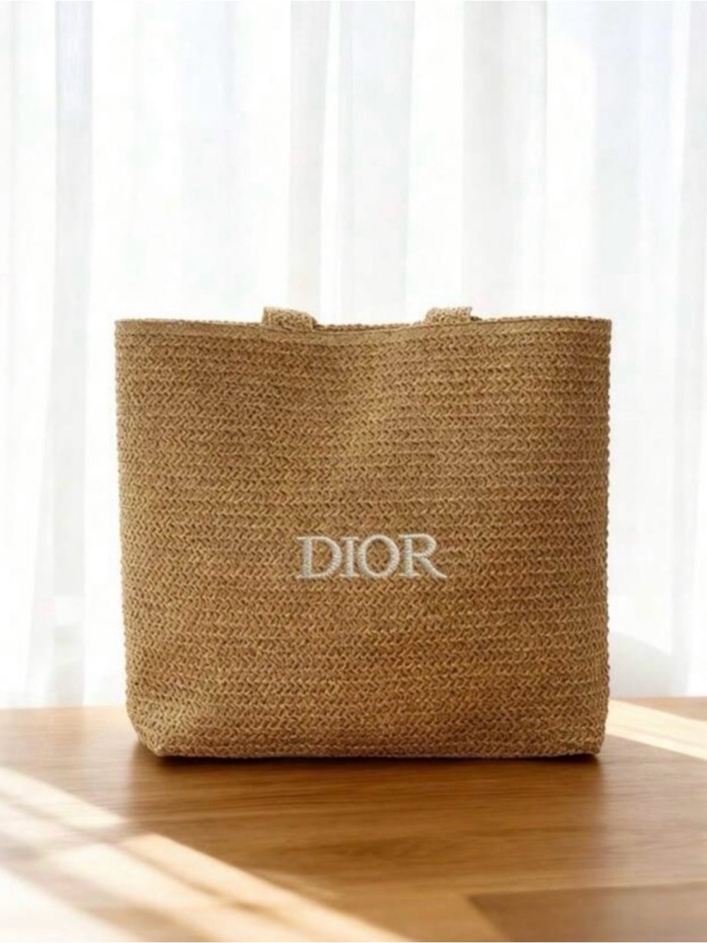 Dior Raffia Tote - Picture 2 of 10